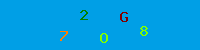 Blue Captcha Image