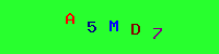 Blue Captcha Image