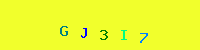 Blue Captcha Image