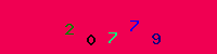 Blue Captcha Image