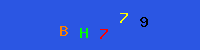 Blue Captcha Image