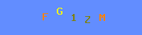 Blue Captcha Image