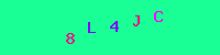 Blue Captcha Image
