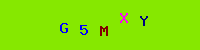 Blue Captcha Image