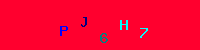 Blue Captcha Image
