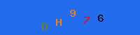 Blue Captcha Image