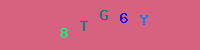 Blue Captcha Image