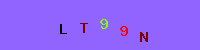 Blue Captcha Image