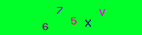 Blue Captcha Image