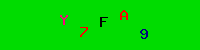 Blue Captcha Image