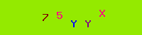 Blue Captcha Image