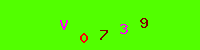 Blue Captcha Image