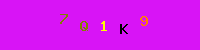 Blue Captcha Image