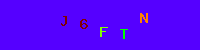 Blue Captcha Image