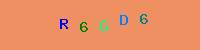 Blue Captcha Image