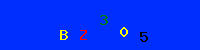 Blue Captcha Image