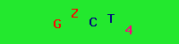 Blue Captcha Image