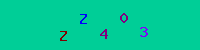 Blue Captcha Image