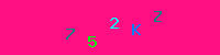 Blue Captcha Image