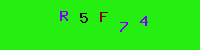 Blue Captcha Image