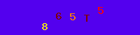 Blue Captcha Image