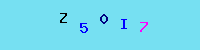 Blue Captcha Image