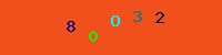 Blue Captcha Image