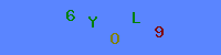 Blue Captcha Image