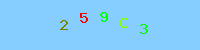 Blue Captcha Image