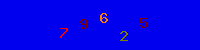 Blue Captcha Image
