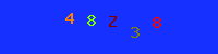 Blue Captcha Image