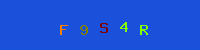 Blue Captcha Image