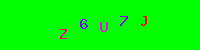 Blue Captcha Image