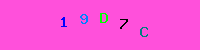 Blue Captcha Image