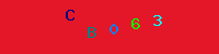 Blue Captcha Image