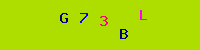 Blue Captcha Image