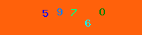 Blue Captcha Image