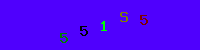 Blue Captcha Image