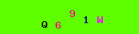 Blue Captcha Image