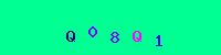 Blue Captcha Image