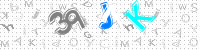 Blue Captcha Image