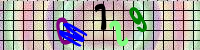 Blue Captcha Image