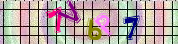 Blue Captcha Image