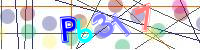 Blue Captcha Image