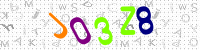 Blue Captcha Image