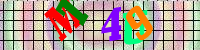 Blue Captcha Image