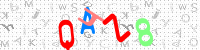Blue Captcha Image