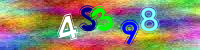 Blue Captcha Image
