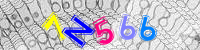Blue Captcha Image