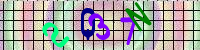 Blue Captcha Image